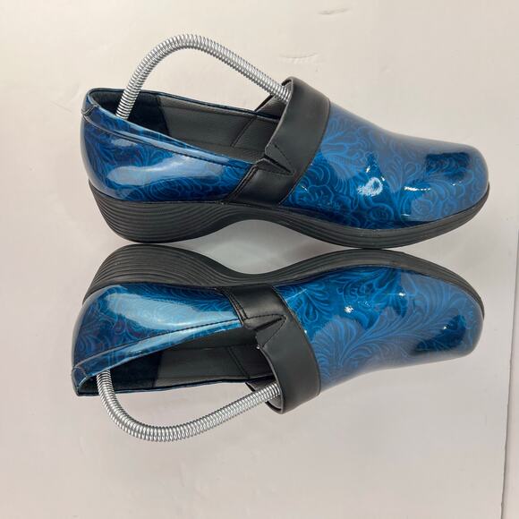 EUC Dansko Work Wonders Women's 42 Blue Nursing Shoes Clogs Slip On lightweight - Picture 9 of 12